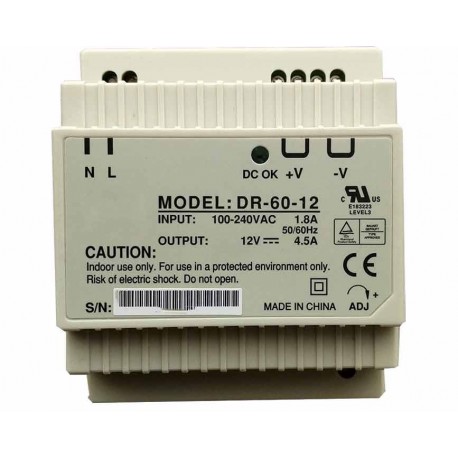 Napajanje DR-60-24 24V / 60W / 2,5A - DIN šina