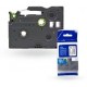 PT-TAPE02-WB Black laminated tape for PT-P700 printer