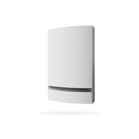 White plastic cover with transparent light diffuser JA-1X2A-C-WH, replacement for JA-113A/111A/151A/163A outdoor sirens.