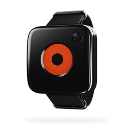JA-157J wireless pendant for emergency call and remote control, wearable on wrist or neck, IP65, operates at 868.1 MHz.