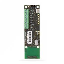 JAB wireless universal transmitter JA-150TX-UNI for integrating third‑party detectors into a JABLOTRON system.