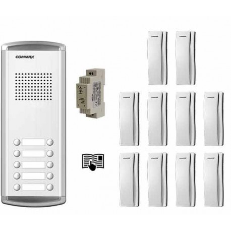 Portafonski audio komplet 10xDP-SS & DR-10AM